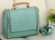 Free shipping 2015 new handbag Crown of England fashion handbags laptop bag diagonal package retro Messenger Bag