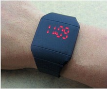 Hot Free shipping new fashion high quality waterproof the touch LED wrist table Men Women sports