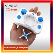 New Arrival Cheerson CX-stars VS CX10 CX-10 Most Mini Remote Control Helicopter 2.4G 4CH 6 Axis RC Drone Quadcopter 4 Colors