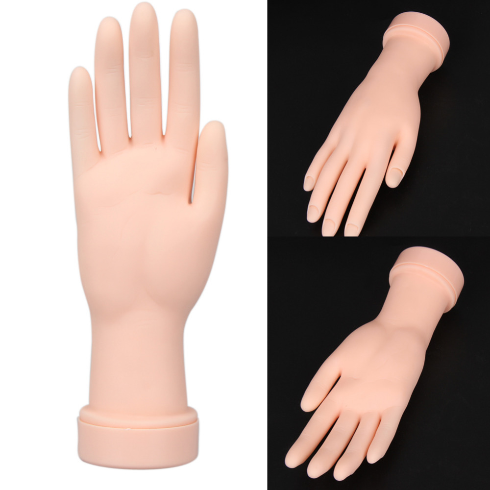 Whole Flexible Soft Plastic Flectional Mannequin Model Painting This Soft And Flexible Model Hand Is Ideal For Trainee Nail Artists Perfect Art Beginners Salon Use