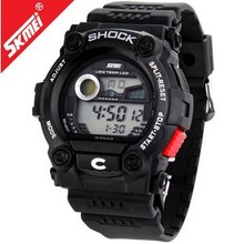 Tiempo el nuevo reloj de hombre deportes electrónica reloj resistente al agua de los estudiantes varones, envío gratis