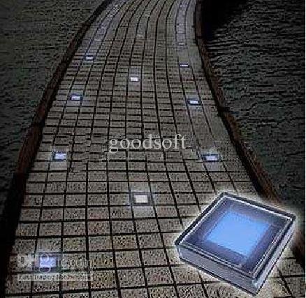 Solar Brick Light,Solar Road Studs ,Solar Road Lamp light +super bright 6LED White bulbs-in ...