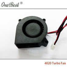 10Pcs DIY Parts 4020 cooling fan 12V 0 05A Turbo fan for 3D printer accessories 40x40x20mm