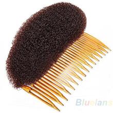 1pc Hair Styler Volume Bouffant Beehive Shaper Roller Bumpits Bump Foam On Clear Comb Xmas Accessories