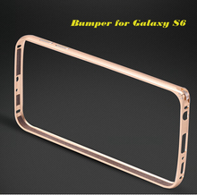 Metal Bumper for Galaxy S6 Super Ultra Hard Aluminum Frame Case for Samsung s6 G9200 Light