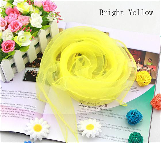 Bright yellow