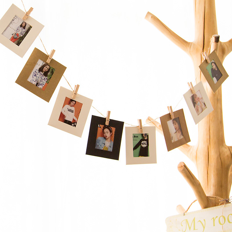 10X Paper Photo Frame Picture Hanging Album Frame ...