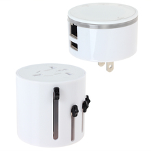 Worldwide USB Power EU US UK AU Plug Socket for Travelling
