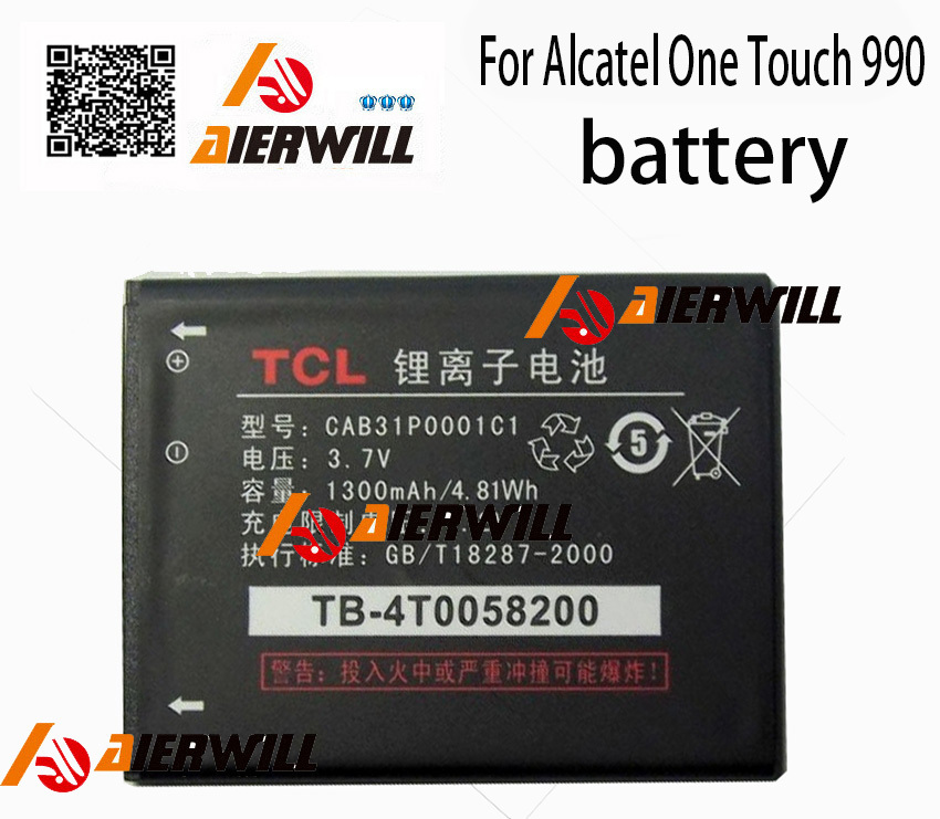 One Touch 990  1300  CAB31P0001C1 OT990 100%     Alcatel   +  
