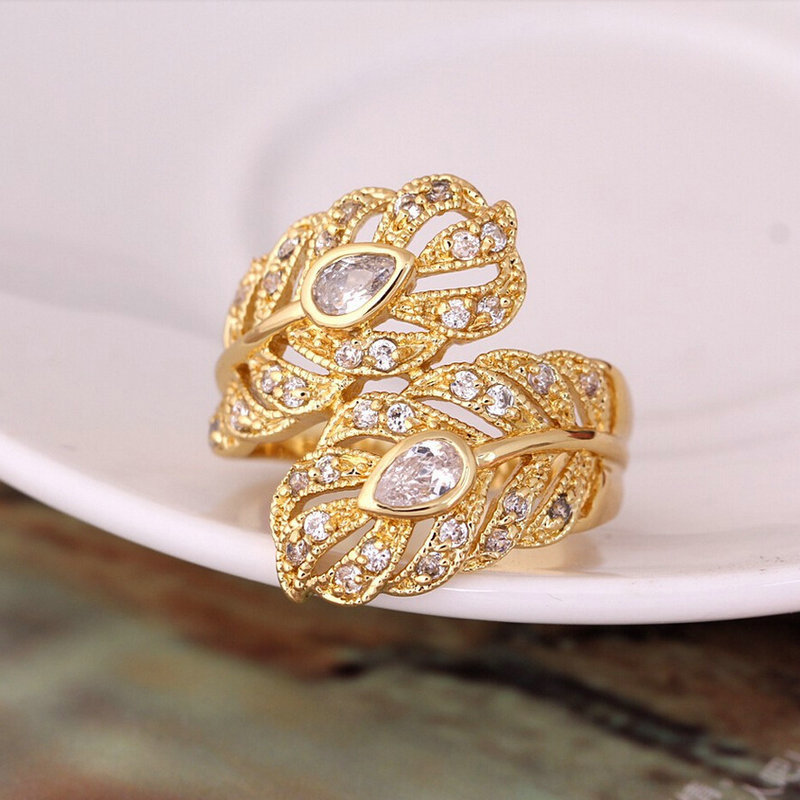 Designer gold rings for engagement