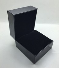 Fashion Leather Watch Box Black Luxury Watch Box With Pillow Wholesale Jewelry Box Gift Box Can