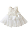Cotton Newborn Baby Clothes Girls Dresses Ivory Pink Lace Bow for christmas Christening Gowns Party Communion