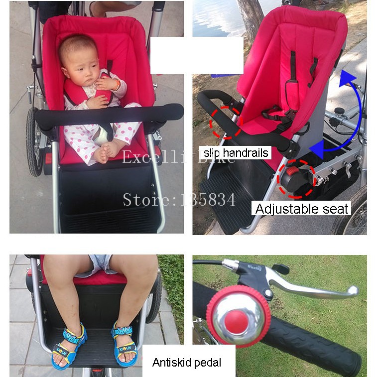 I02-Taga Pushchair-Bicycle Folding Taga Bike 16inch Mother Baby Stroller Bike baby stroller 3 in 1 Convertible Stroller Carriage stroller