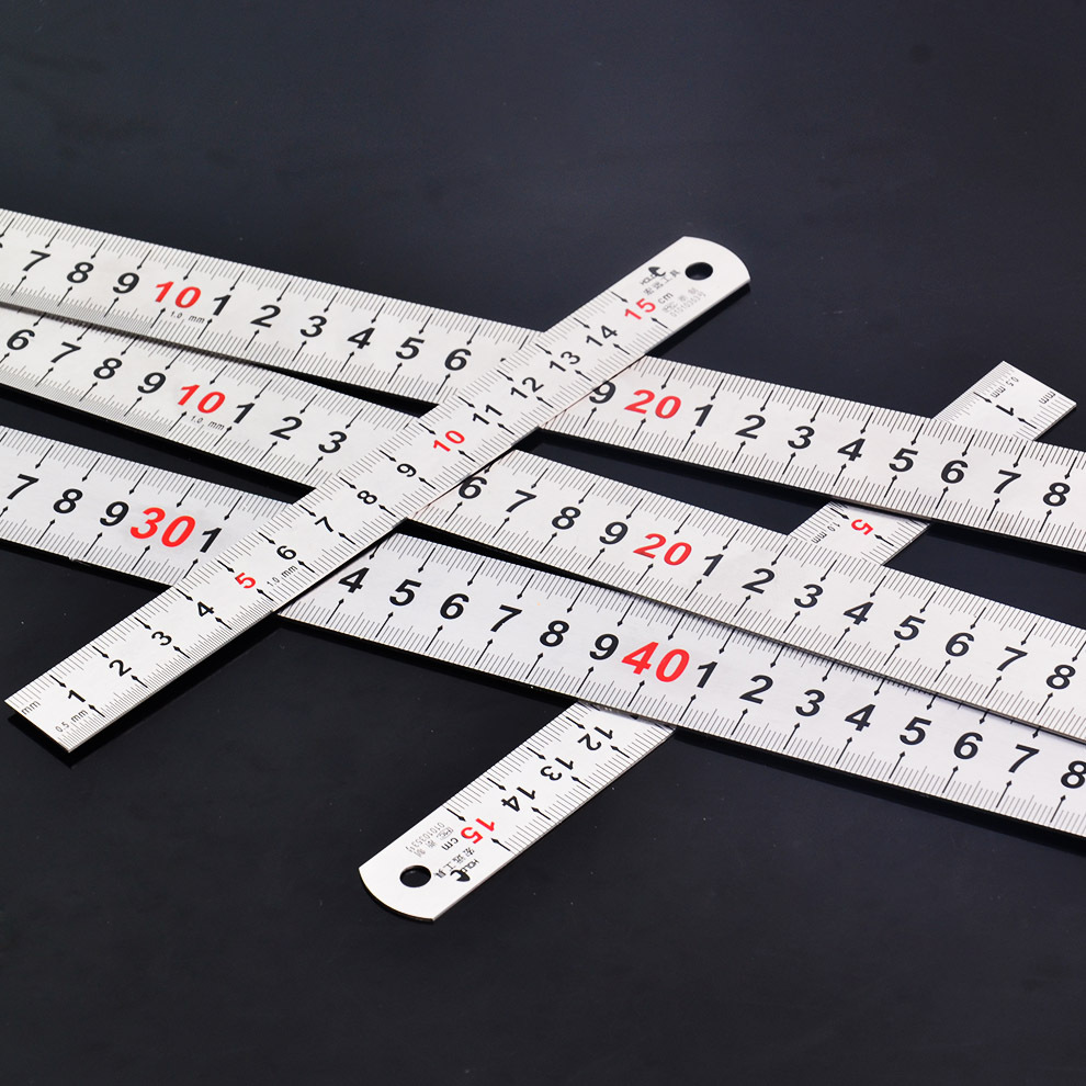 HOLD tool steel ruler ruler measurement tools Hardware high-grade steel ruler 15cm 30cm 500mm