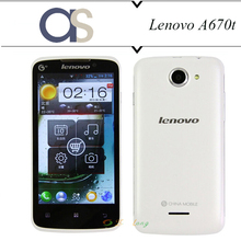 Original Lenovo A670t Android4.2 MTK6589 Quad Core 1.2Mhz 4GB Rom 4.5” 854*480P Dual camera WIFI  Multi-language Cell phones