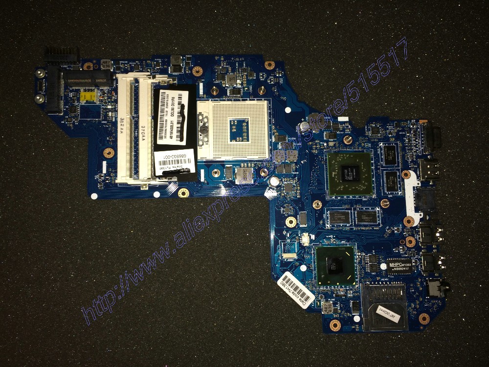 698399-001 686930-001 Notebook Motherboard For Hp Pavilion M6 QCL50 LA-8711P, Free Shipping