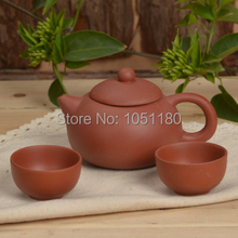new wholesale Chinese Kung Fu Tea Set Yixing purple clay Quik Cup 1 pot 2 cups kungfu teacup teapot tureen device free shipping