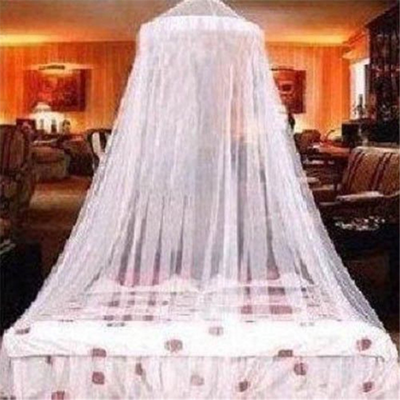 New Retro Round Dome Insect Bed Netting Mosquito Net White Red Blue Summer Magic Mesh Elegant Lace Bedding Free Shipping