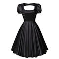 Summer Style Audrey Hepburn Vestidos Woman Retro Vintage 50s 60s Dresses Big Swing Rockabilly womens clothes