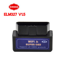 2016 Newest V1.5 Super MINI ELM327 WIFI OBD2 / OBDII ELM 327 Version 1.5 Black Auto Diagnostic Interface Elm327 Scanner