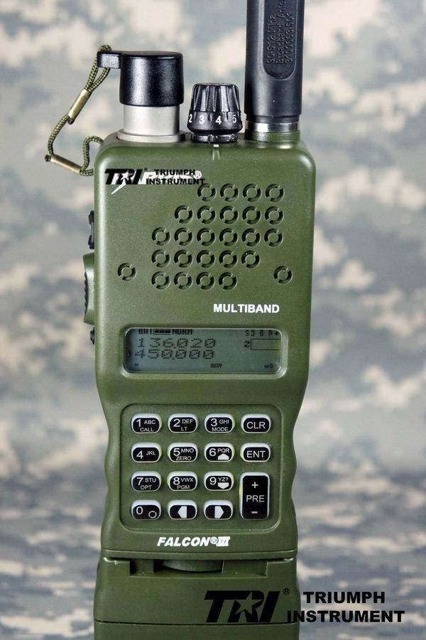 PRC 152 uv double fm full function three walkie talkie green
