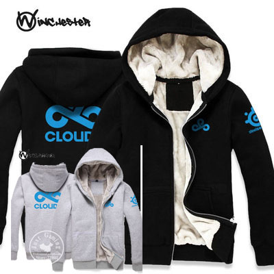 steelseries dota2 cloud9 team cardigan thicken steelseries dota2 cloud9 team cardigan thicken