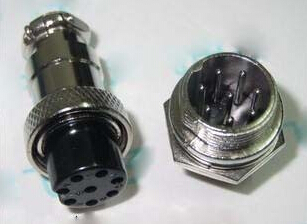 Гаджет  GX16 GX 16 8 Pin 8p Connector Connectors Socket Aviation Plug 16mm Male & Female Free shipping None Электротехническое оборудование и материалы