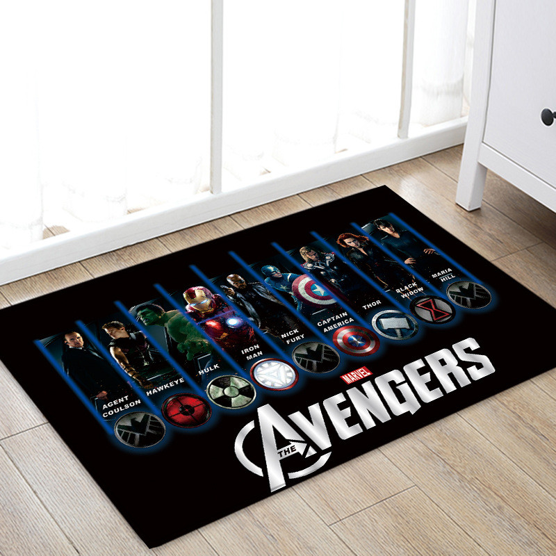 Dc Comic Captain America Deadpool Floor Rug Carpet Room