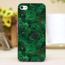 Malachite Design Customized transparent case cover cell mobile phone cases for Apple iphone 6 6plus hard shell