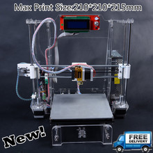 He3D- XI3 High Precision LCD NEW prusa I3 3D Printer kit DIY reprap full acrylic frame