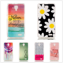 for Lenovo A 536 TPU Cases Soft IMD TPU Case for Lenovo A536 Elegant Flowers