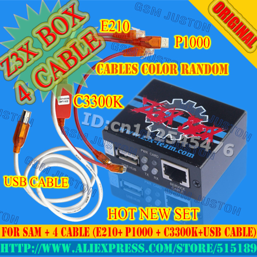 100%  Z3X Box  Box  samsung  4   c3300k / P1000 / USB / E210    s5, Note4  