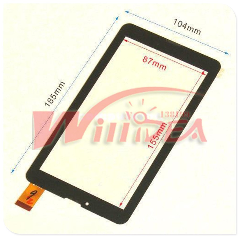Wholesale-New 7\' TEXET NaviPad TM-7049 3G TM7049 Tablet touch screen panel Digitizer Glass Sensor replacement HS1275 V106pg Free Shipping