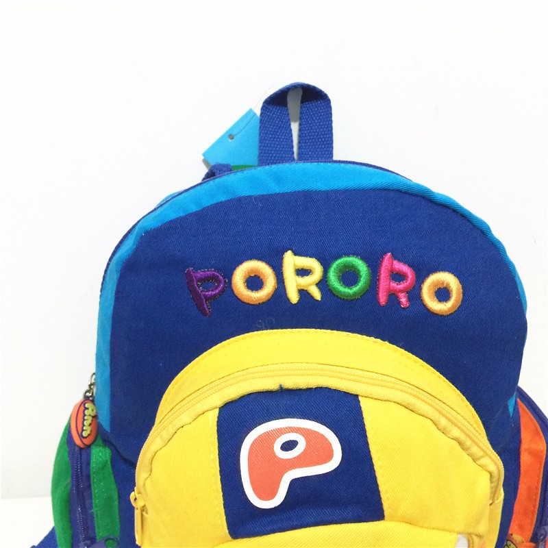 Pororo School Bags Cartoon Pororo Little Penguin Bag Plush Backpack Anti Lost Bags Children School Bags Backpack Free Shipping (9)