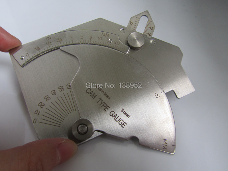 Cam type master Weld Gauge MG 8 Test Ulnar gage For Welder Inspectionin Vernier Calipers from