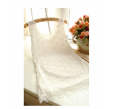 2015 New Fashion Women Summer Sexy Crop Top Sleeveless T shirt Lace Bralette Slim Vest Crochet