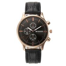 Wrist Watch For Luxury Fashion Faux Leather Band Mens Analog Quartz Watch Men s Business Watches