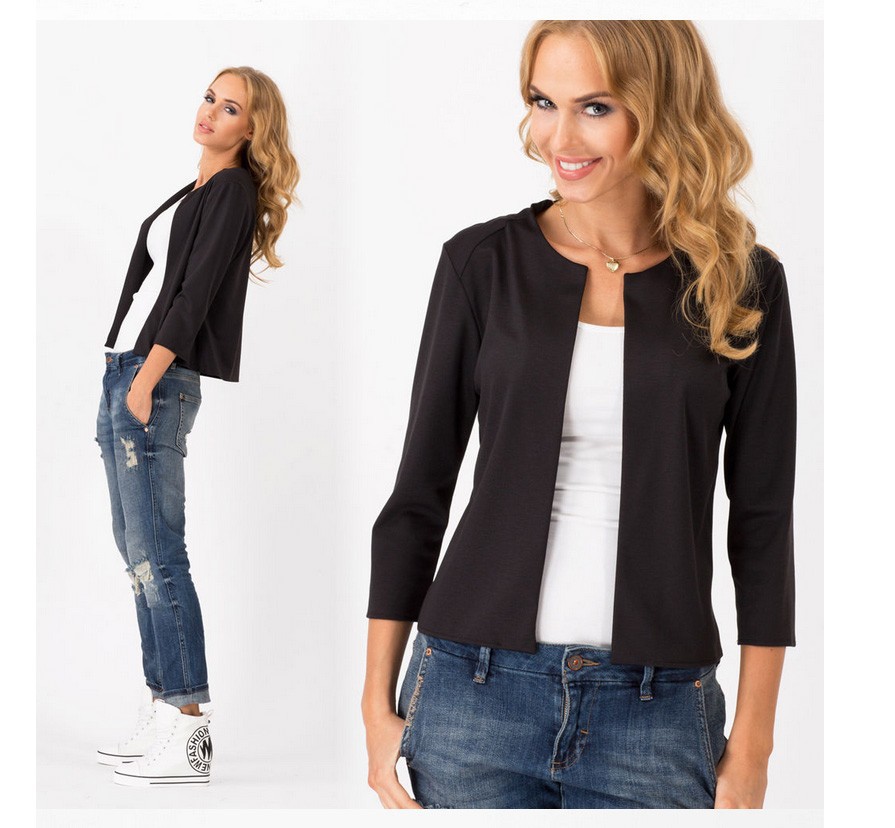 2015 Fall Fashion Women Blazer Slim Candy Color Short Design casacos feminino blazers and jackets JT92 (7)