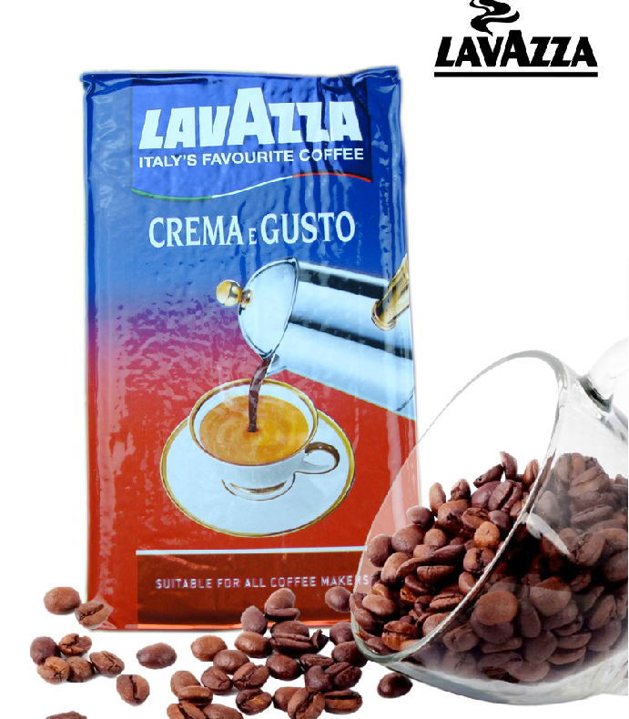 Imported Italian visa classic Lavazza coffee powder 100 arabica 250 g free shipping 