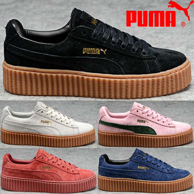 puma creepers homme rouge