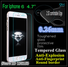 300pcs 0.26mm Premium Tempered Glass Screen Protector for Apple  iPhone 6 (4.7inch) protective glass Film without Retail box