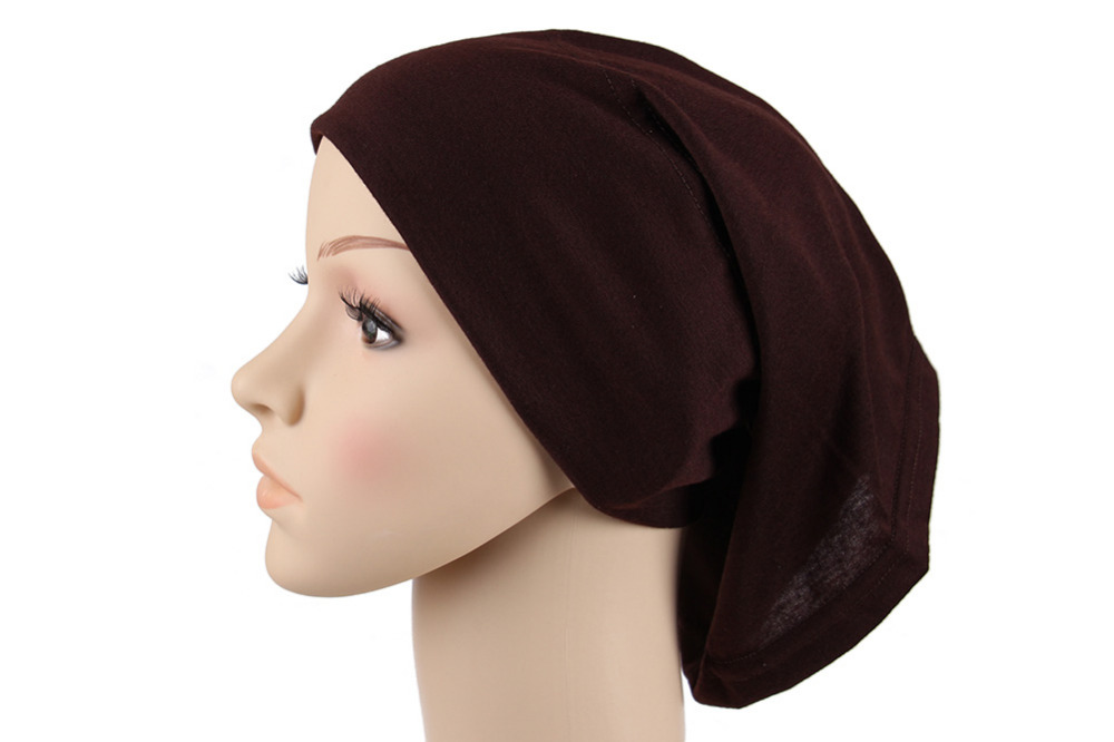 2017 écharpe musulmane hijab châle Islamique Femmes Musulmanes Foulard de Coton Underscarf Hijab Couverture Couvre Capot de mode