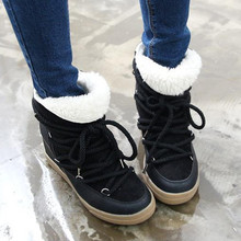 2015 New Winter Boots Women Wedge Sneakers Womens lace-up height increases high-top Sneakers high heels shoes