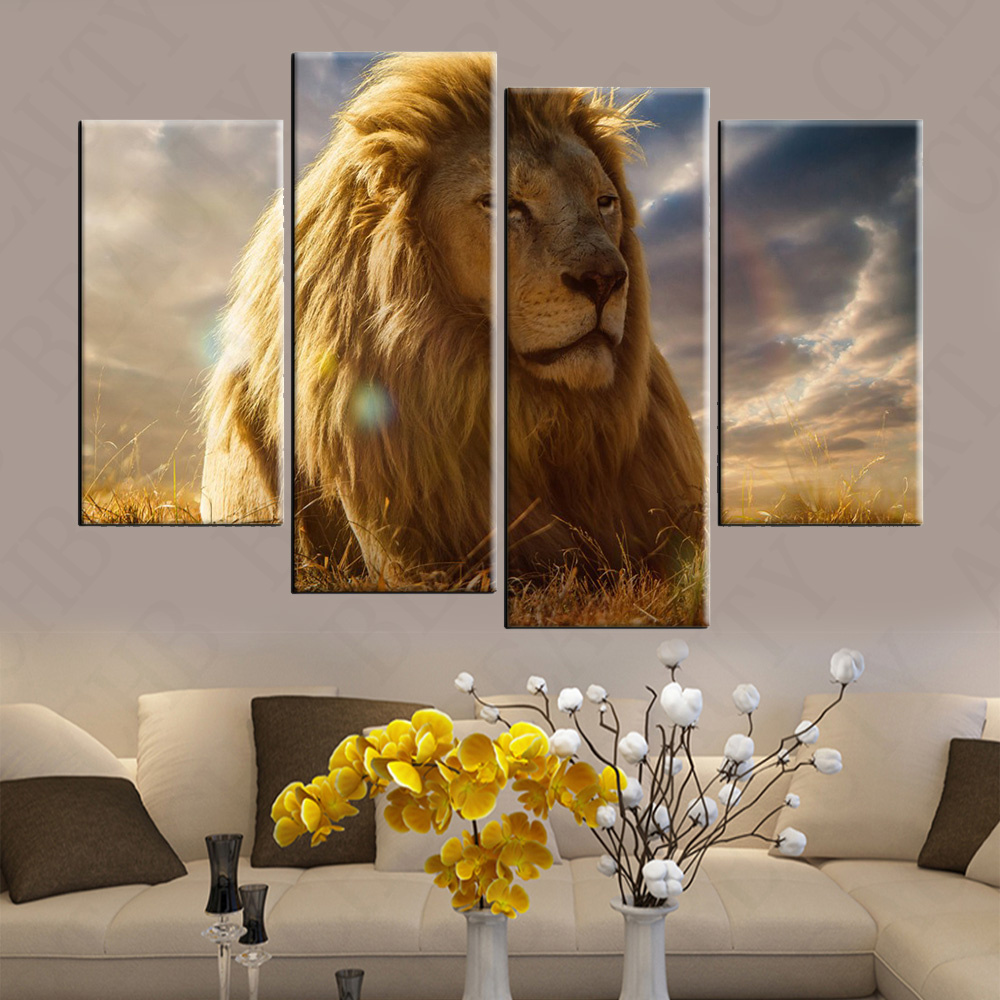 Hoge kwaliteit leeuw canvas koop goedkope leeuw canvas loten van ...