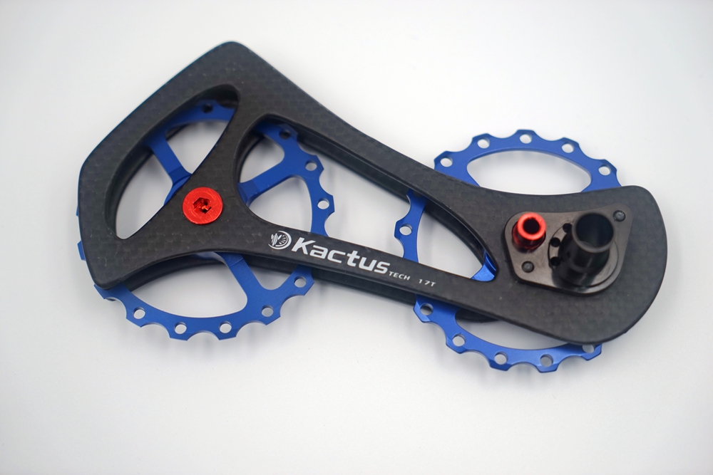 ROCKBROS Rear Derailleur Carbon Fiber Cage Pulley Kit 17T For Sram Di2 Style