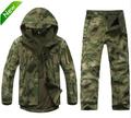 TAD Tactical Soft Shell Camouflage Outdoor Jacket Set Men Army Sport Waterproof Hunting Clothes Military mammuth