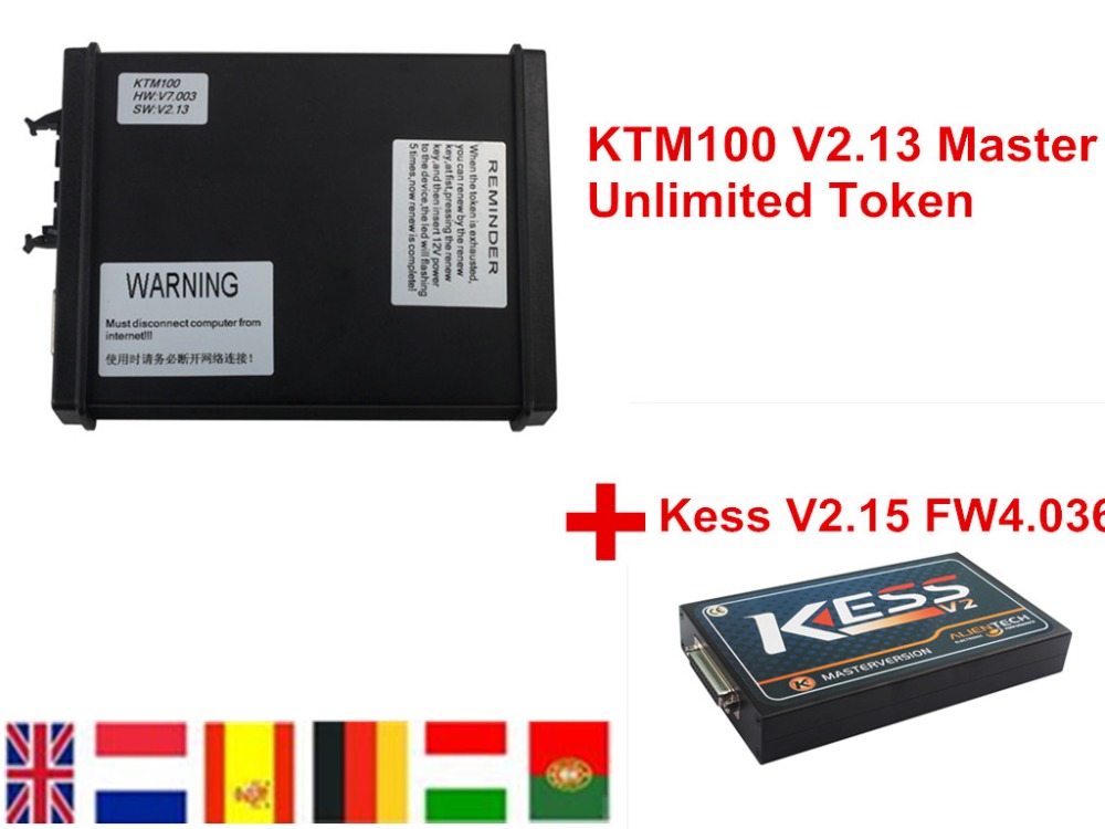 V2.13 FW V7.003 KTM100 KTM-100 KTAG       + Kess 2.15 4.036  
