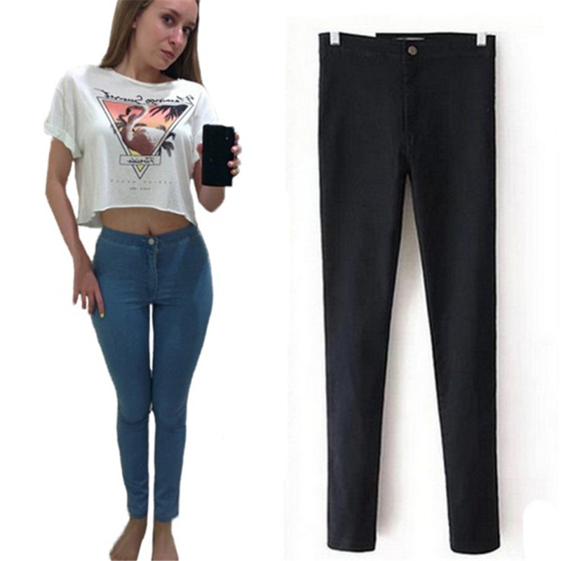 100 Good Feedback Spring Skinny Jeans Woman High Waist Jeans Femme Stretch Women s Pants Denim