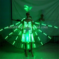 Fashion Colorful Led Luminous Evening Party Dress Sexy Women Light Up Stage Performance Costumes For Club