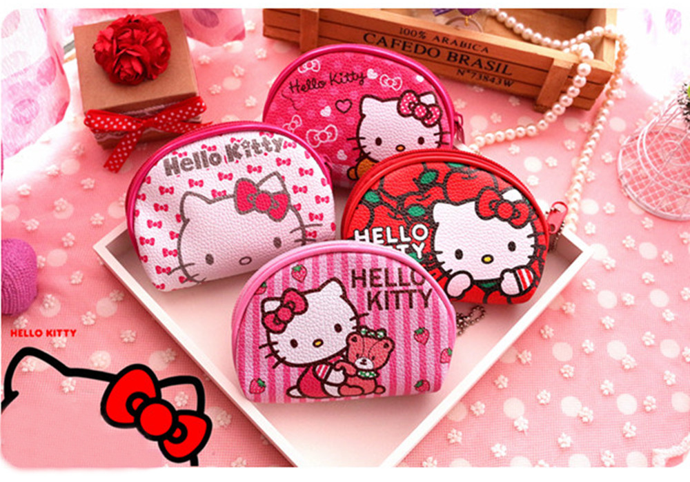 HELLO KITTY COIN CHANGE PURSE-STURDY WITH CLASP FREE SHIPPING USA-STYLE 2
